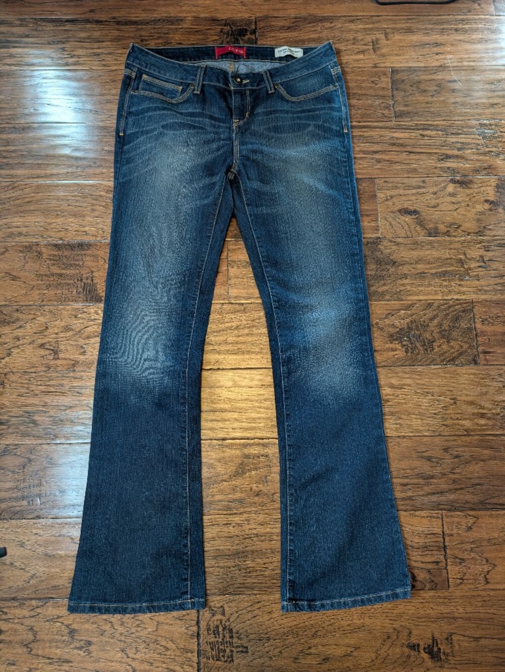 Guess Y2K Style Jeans Low Rise Skinny Boot Adrianna Fit Size 31